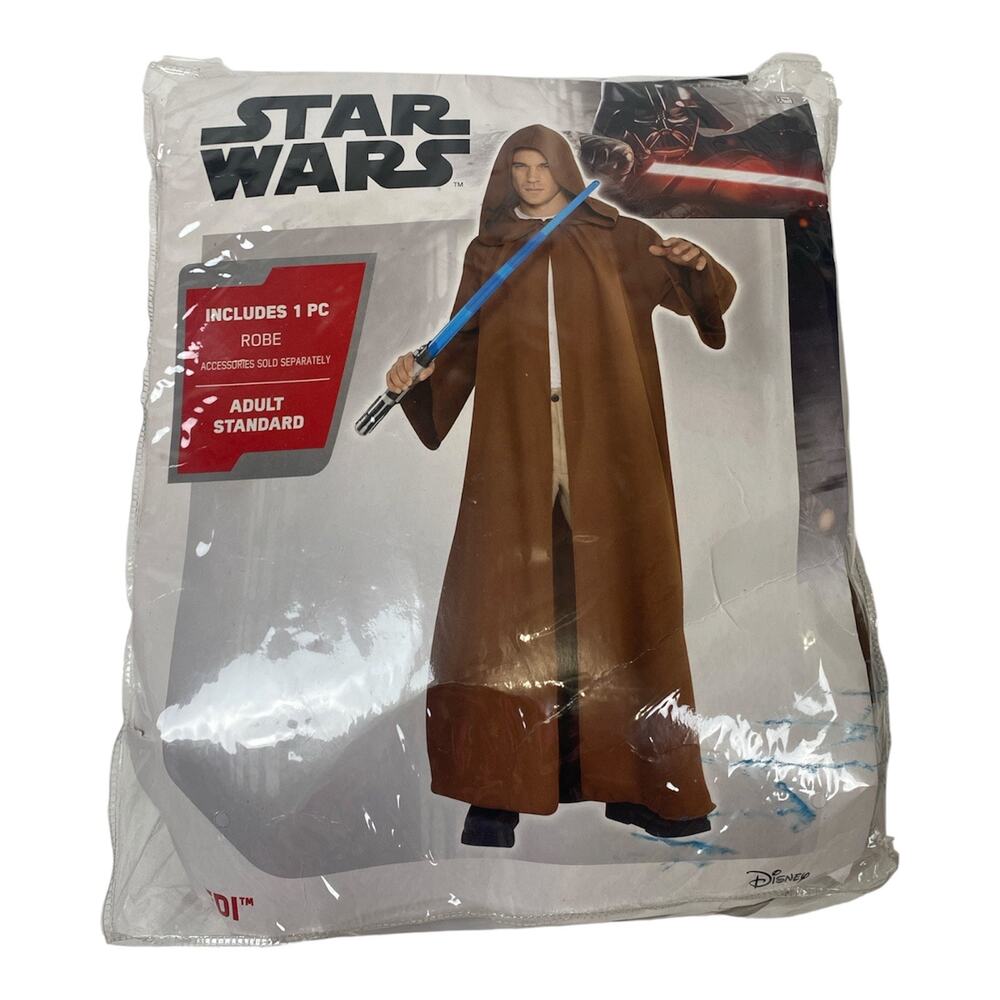 Star Wars Brown Jedi Costume Robe Size Adult